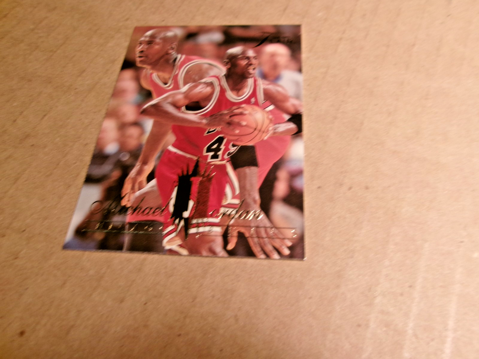 Michael Jordan 94/95 Flair, card #326, 1st year of Flair, Very Nice! view 5