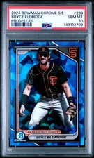 2024 Bryce Eldridge Bowman Chrome Sapphire Edition Prospects Rookie PSA 10