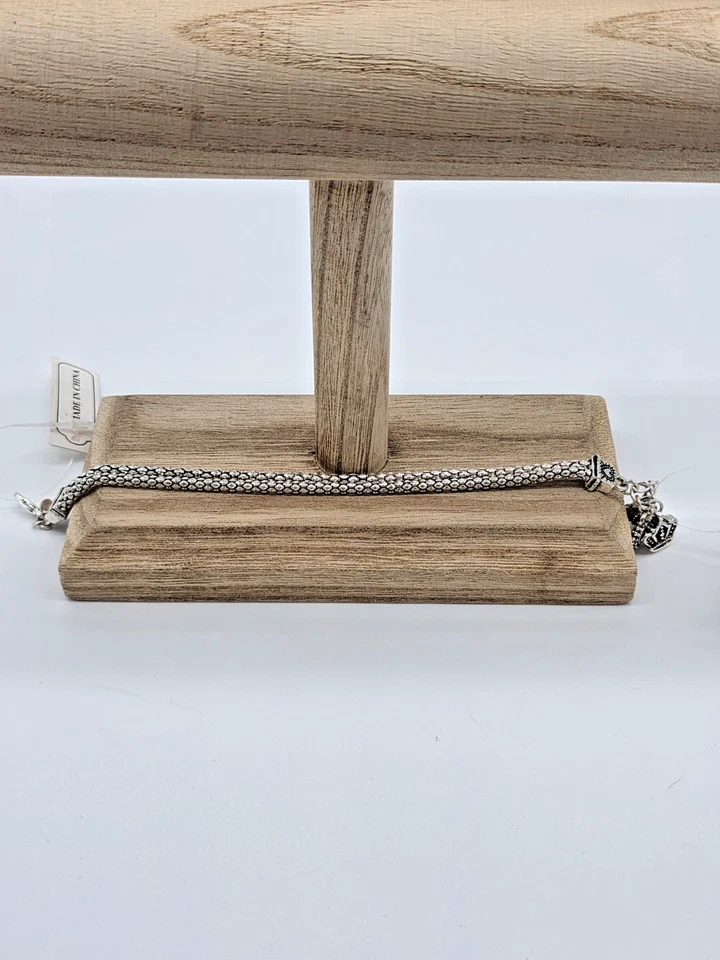 Premier Designs Franco Dije Pulsera Corona Corazón Cruz Anillo AB Cristal 7" Foto 2 de 4