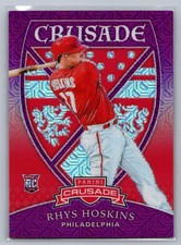 Rhys Hoskins 2018 Panini Chronicles Crusade Purple Mojo /99 (a) #3