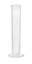 EISCO Graduated Cylinder, 1000mL - Class B Tolerance - Octagonal Base - Polyp...