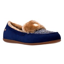Spenco Birch Tweed Supportive Women's Slippers Navy - 7 Medium