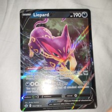 POKEMON LIEPARD V 104/198 SWSH06 CHILLING REIGN ULTRA RARE HOLO 190HP