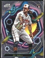 DL Hall 2023 Topps Chrome Cosmic #25 Baltimore Orioles RC