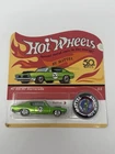 Hot Wheels 50th Anniversary Green ‘67 Hemi Barracuda with Button Redline S1