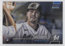 2022 Topps Stadium Club Chrome Blue Refractor 49/199 Nick Fortes #187 0l44