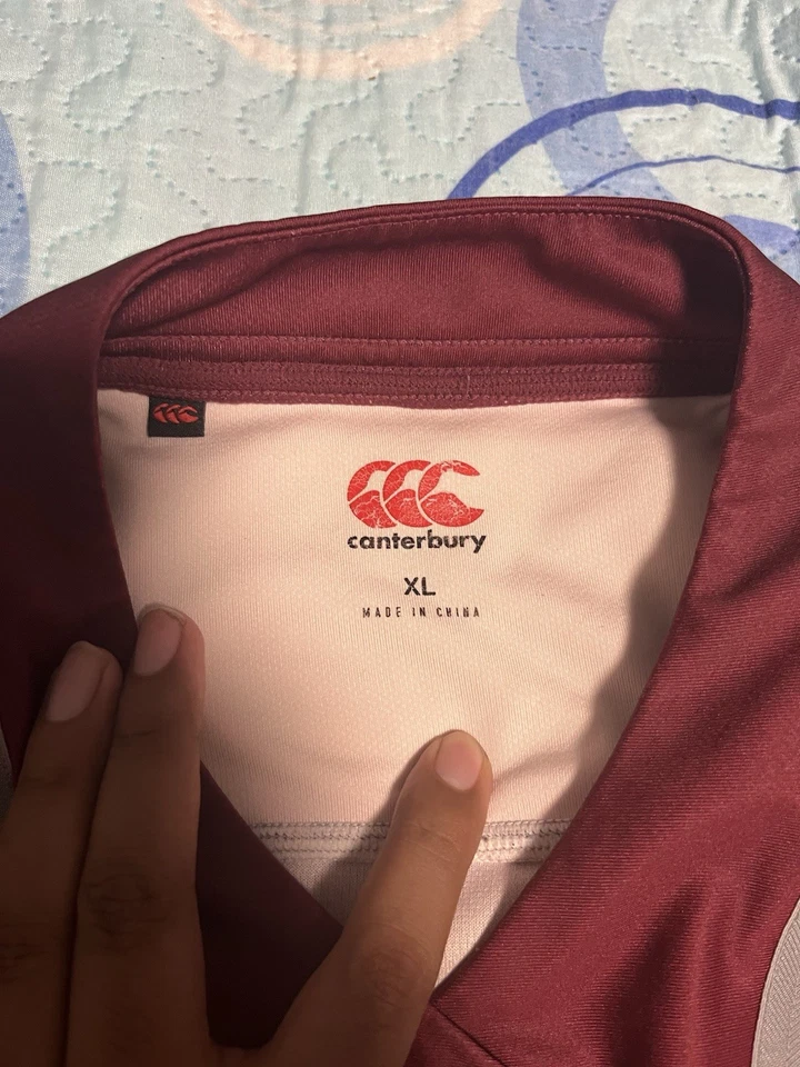 Camiseta de la Selección Nacional de Georgia 18/19 para Hombres XL Roja Canterbury Rugby The Lelos Foto 2 de 4