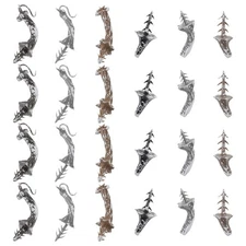 TOYANDONA 24pcs Pumpkin Stems for Crafts, Plastic Pumpkin Stems Fake Pumpkin ...