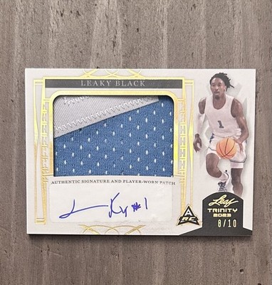 Leaf Trinity GOLD Leaky Black Patch Card # 6/10 PA-LB1