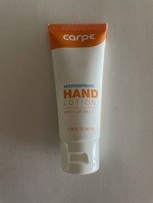 NEW Carpe Antiperspirant Hand Lotion - 40ml 1.35 fl oz. 