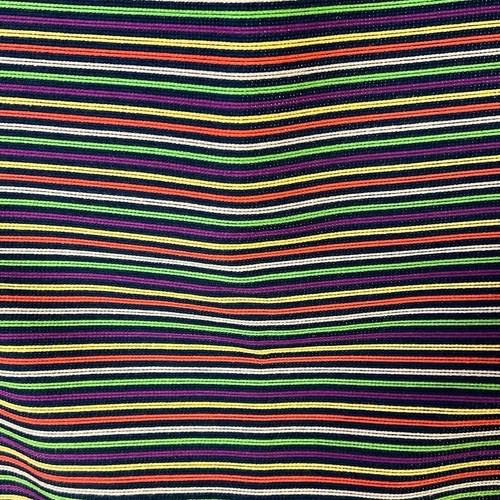 Talbots Petites Mini Skirt Size 6P Rainbow Stripe Pencil Colorful Boho Vibrant - Picture 5 of 10