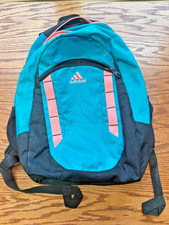 Adidas Teal And Pink Backpack Adult Size - Sc...