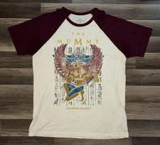 The Mummy Movie Universal Studios Park Anubis Egyptian Raglan T-Shirt Mens L