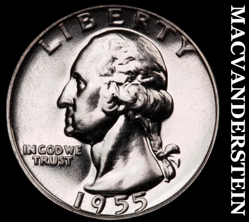 1955 Washington Quarter- Silver Lustrous Choice Gem Proof  #i4351
