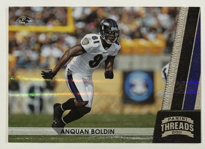 Anquan Boldin 2011 Panini Threads Silver #10 #/250 - Baltimore Ravens