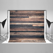 10Ft W X10Ft H Dark Wood Photography Backdrop Retro Brown Wooden Photo Backgro