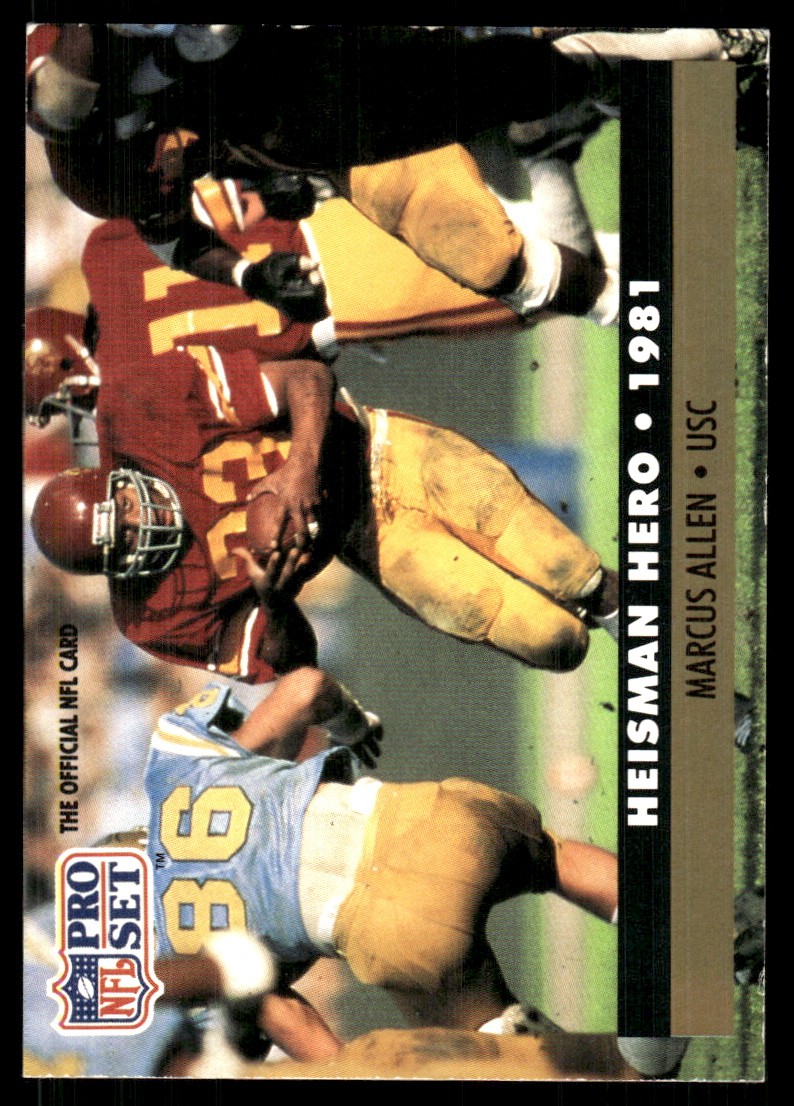 Marcus Allen 1991 Pro Set #45 FREE SHIPPING StackedPacks