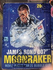 ⭐ FULL BOX ⭐ 1979 TOPPS MOONRAKER WAX PACKS BOX BBCE CERTIFIED JAMES BOND
