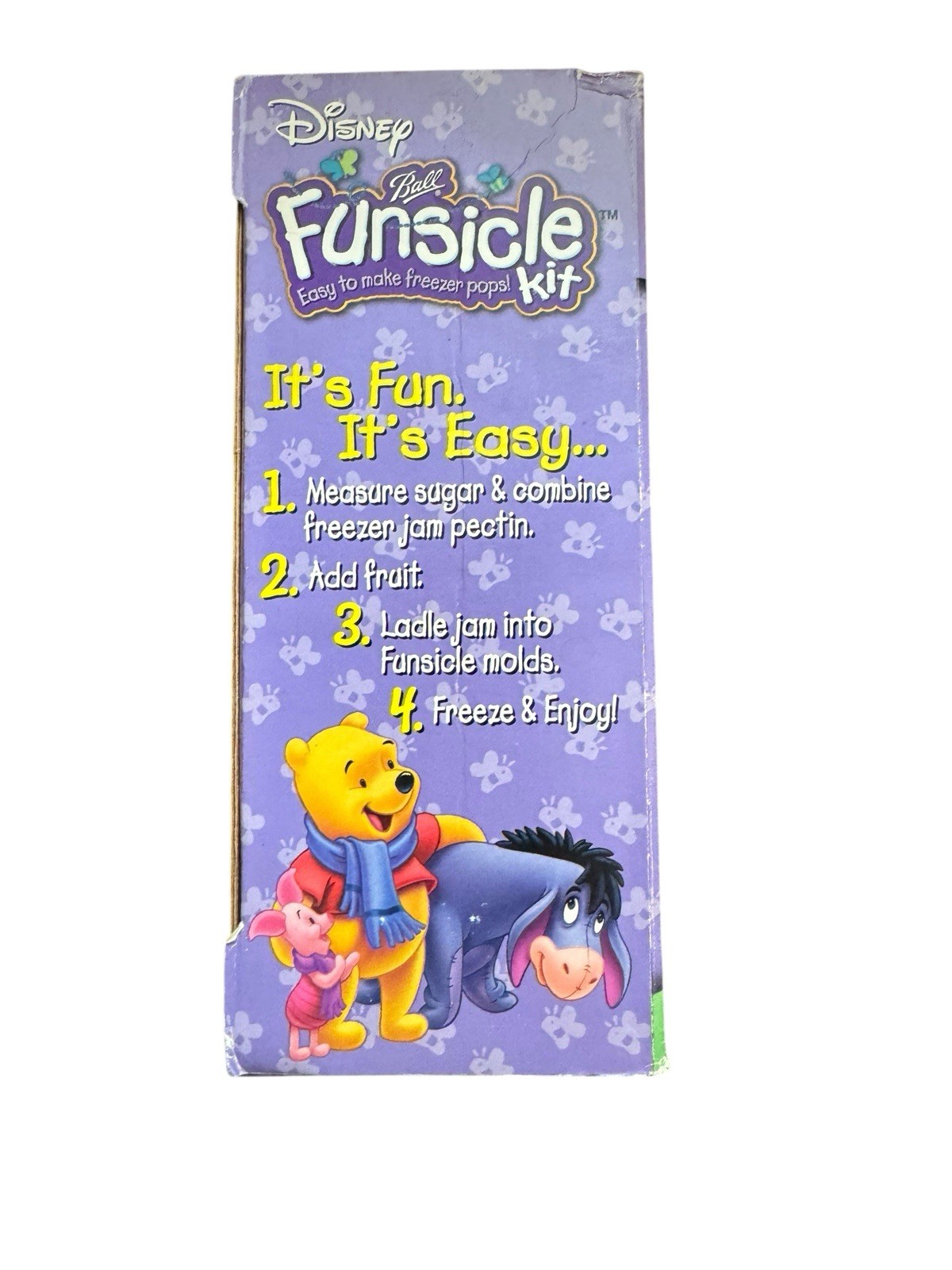 Disney Ball Funsicle freezer pops kit Winnie the Pooh New Vintage Rare