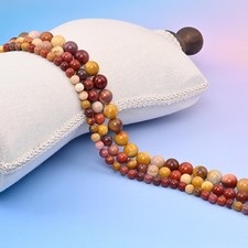 Natural Mookaite Jasper Smooth Round Beads, Size 6mm, 8mm, 10mm