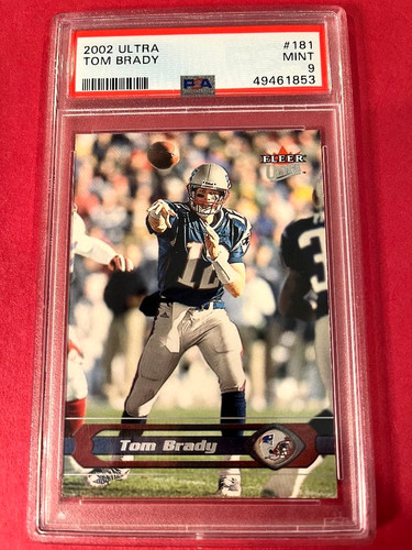 Tom Brady 2002 Ultra Card #181 PSA 9 MINT
