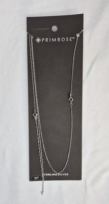 Sterling Silber Kette 20'' Primel von Kohls Neu Made In Italy Neu