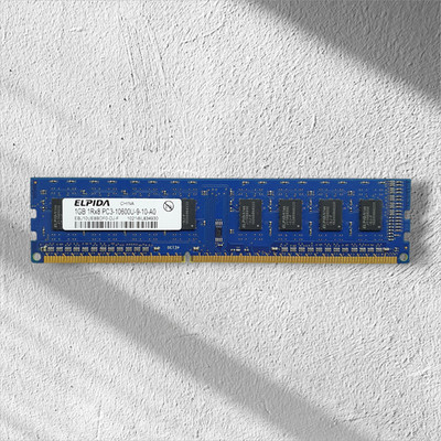 Elpida 1GB 1Rx8 PC3-10600U-9-10-A0 1021WL834930 RAM Arbeitsspeicher Computer PC
