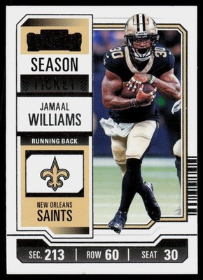Jamaal Williams 2023 Panini Contenders #73 Season Ticket Retail