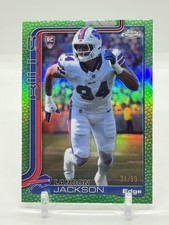 Landon Jackson Topps Chrome Green Leather Rookie Refractor SSP /99 MINT RARE 358