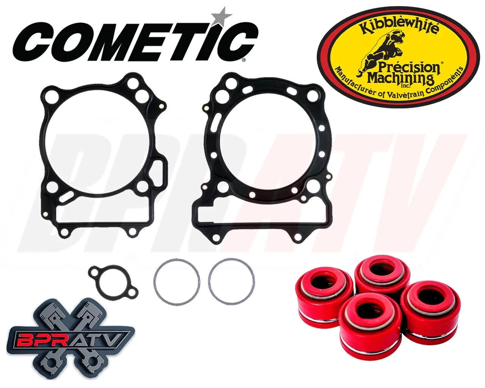 Best DRZ 400 LTZ 400 94mm Big Bore MLS Cometic Top End Gasket Kit KPMI Red Seals - Image 2 of 4