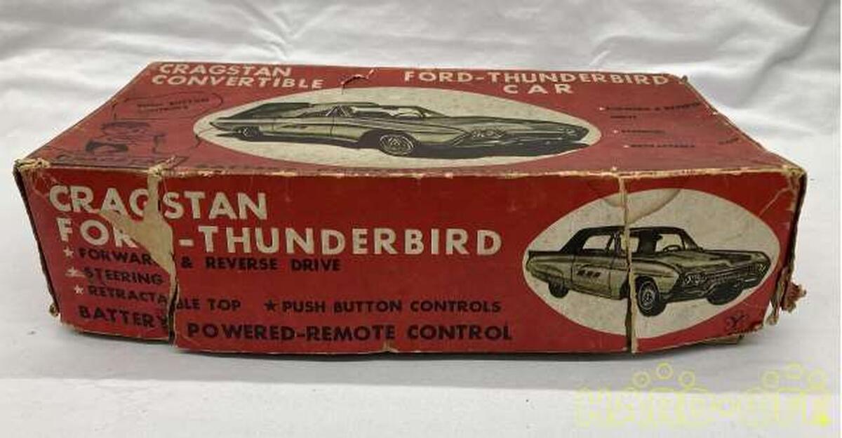 Yonezawa Toys Tin Toy Car Cragstan Convertible Ford Yonezawa Toys Tin Toy Car Cragstan Convertible Ford