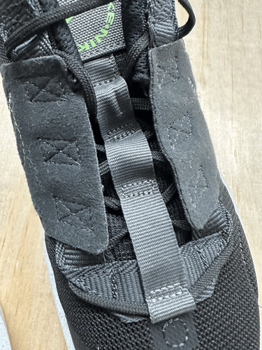 Nike Crater Impact Zapatos Negro Hierro Gris Blanco Verde Juvenil 6.5 Usado en Excelente Condición DB-3551 - Imagen 8 de 8