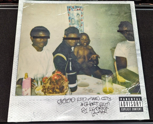 Kendrick Lamar - Good Kid, M.A.A.D City 2012 Sealed with Decals (black) - Picture 1 of 6