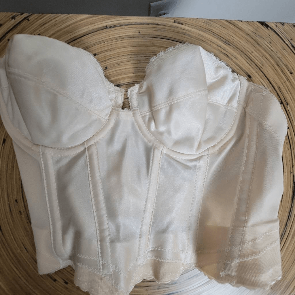 専用出品 【未使用】6 スーベニアピンとvintage bustier bra Vintage 80's Backless Young Smoothie Longline Corset Bustier