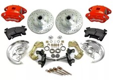 1968 To 1974 Chevy Nova Front Disc Drum Brake Kit Conversion 2 Drop Red Wilwood 1968 To 1974 Chevy Nova Front Disc Drum Brake Kit Conversion 2 Drop Red Wilwood