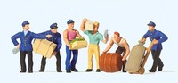 Preiser 10016 H0 Figuren, -GüTerbodenpersonal,- Neu, Ovp