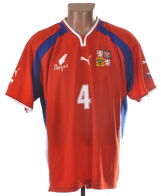 CZECH REPUBLIC NATIONAL TEAM 2000/2001 HOME FOOTBALL SHIRT PUMA L