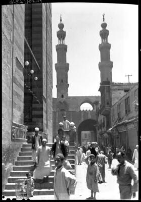 Egypt The bab Zueweila Mosque Cairo Bab (gate) Zuwayla or Bab Zuwa - Old Photo