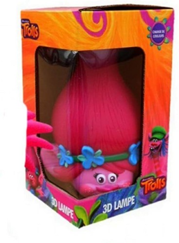 Trolls Ppppy Cabeza Mini Lámpara Bombilla LED,Luz Nocturna Mesita De Niños - Imagen 3 de 3