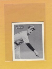 2001 BOWMAN HERITAGE BASEBALL REPRINT JOHNNY SAIN #13 BRAVES NMMT/MINT *65374