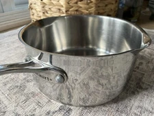Cuisinart 18/10 Stainless Steel Saucepan With Pour Spouts 3QT & No Lid #8193-20