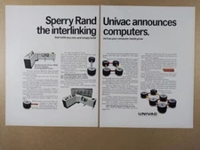 1966 Univac 9200 Computer vintage print Ad