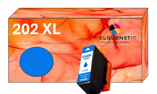 1 Patrone passt für Epson 202 XL Expression Premium XP6000 XP6005 XP6100 6105 CY