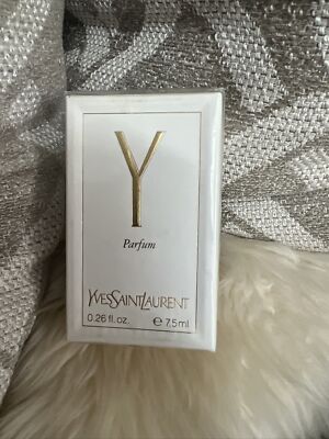 Y by Yves Saint Laurent  Parfum 0.26oz/7.5ML Sealed  Box Vintage