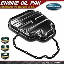 Lower Engine Oil Pan w/ Gasket for Nissan Altima 2009-2013 L4 2.5L 11110-JA01E