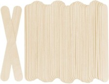 100Pcs Jumbo Wooden Craft Sticks Popsicle Stick 6  Long x 3/4  Wide