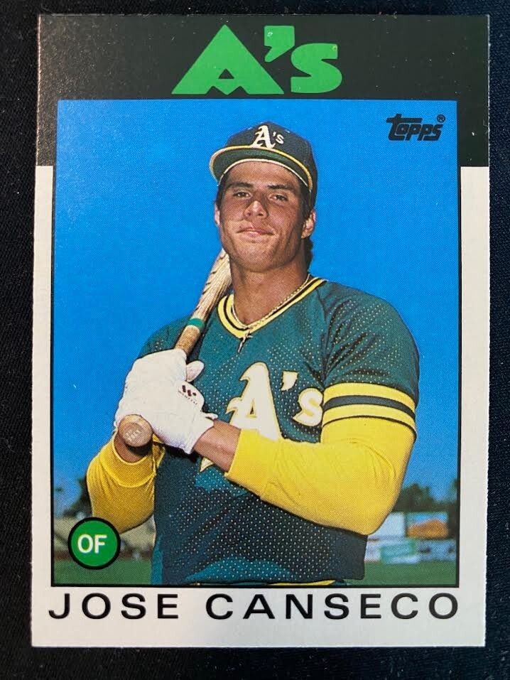 1986 Topps Traded - #20T Jose Canseco (RC) - 1