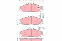 TRW GDB3353 Bremsbelagsatz, Scheibenbremse For Ford Ford Australia Mazda