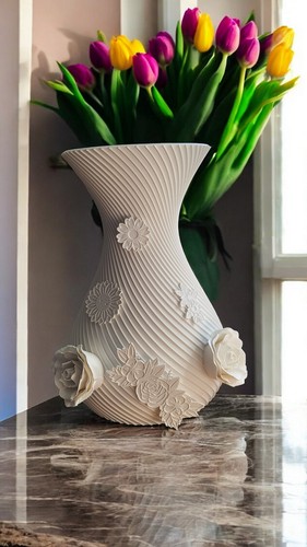 große Vase sehr dekorativ 3D Druck - Bild 2 von 5