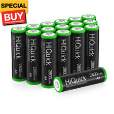 AA Rechargeable batteries 2800mAh - High Capacity Performance 16 Pcs Rechargeabl 3.47 per gallon